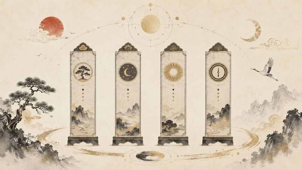 사주 — 네 개의 기둥